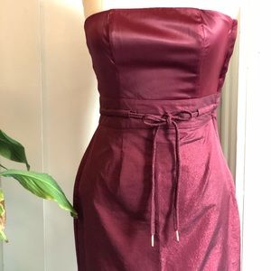 Stunning wine colored dress